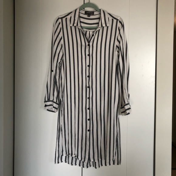 Alexander Jordan pinstripe long button up shirt tunic - Picture 9 of 9